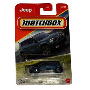 Matchbox Jeep Avenger 2023 Blue SUV Diecast 63/125 New on Card